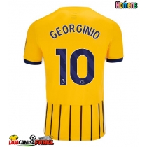 Camisa de Futebol Brighton Georginio Rutter #10 Equipamento Alternativo 2025-26 Manga Curta